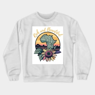 African Tshirt Crewneck Sweatshirt